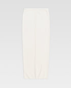 VELOUR KNIT TUBE SKIRT - Ivory