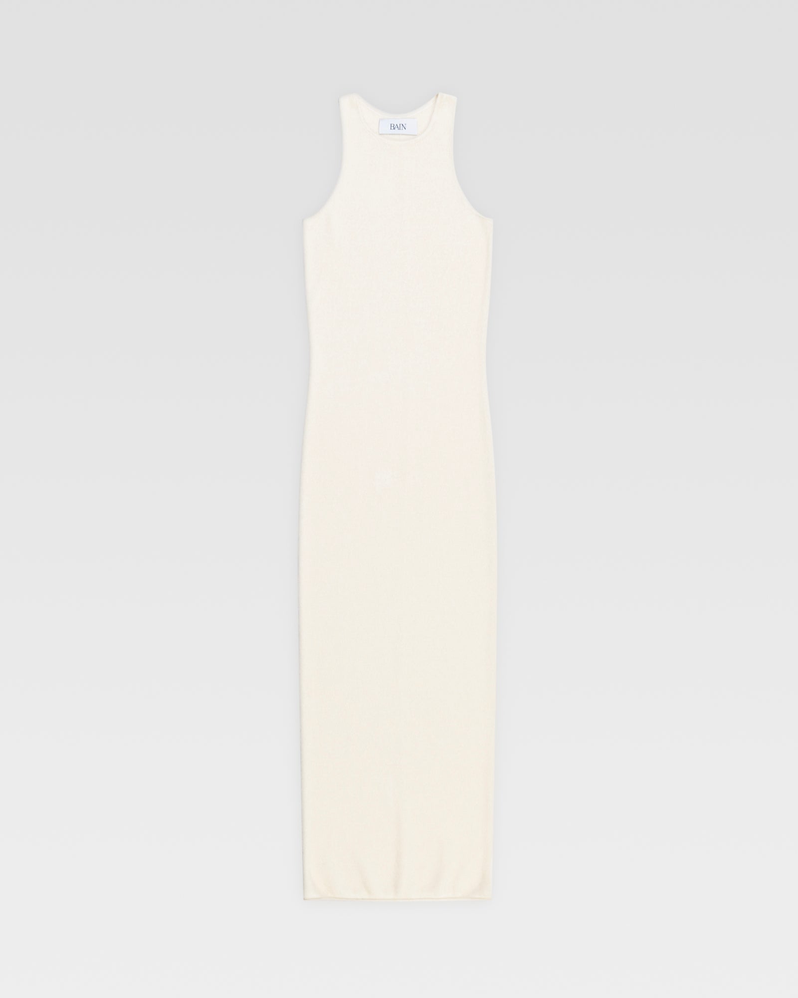 VELOUR KNIT DRESS - Ivory