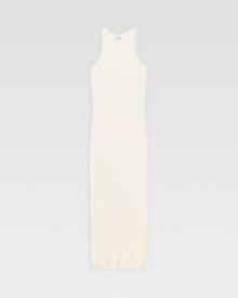 VELOUR KNIT DRESS - Ivory