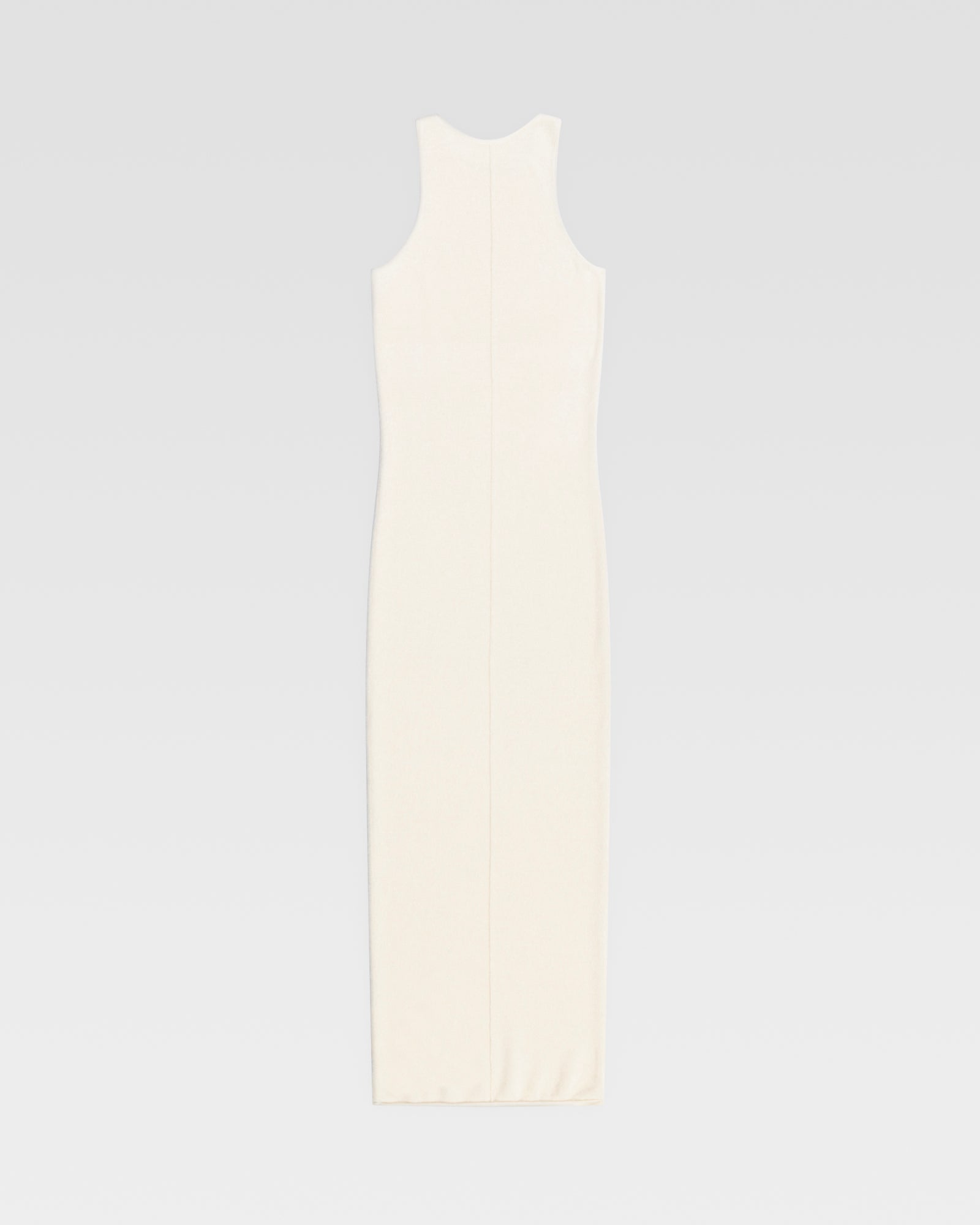 VELOUR KNIT DRESS - Ivory