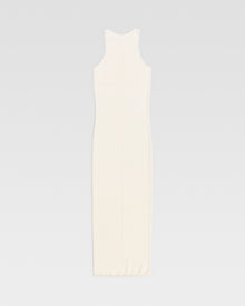 VELOUR KNIT DRESS - Ivory