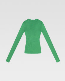CORDELLINO KNIT LONG SLEEVE TOP - Juniper