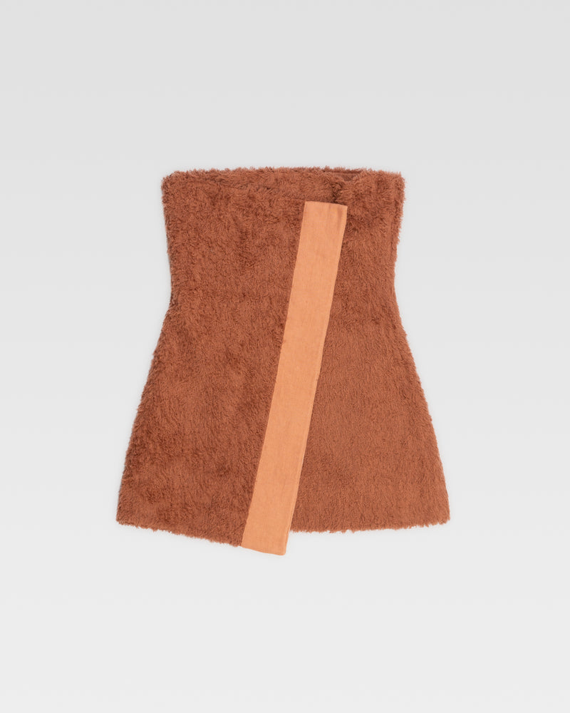 TERRY WRAP DRESS - Arabian