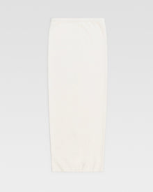 VELOUR KNIT TUBE SKIRT - Ivory